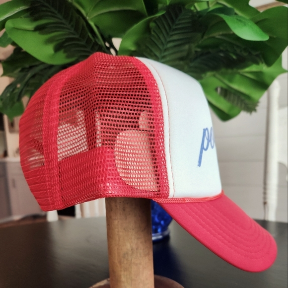 White and Red Trucker Hat - Picture 4 of 4